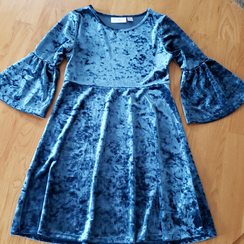 Children's Place Velvet Dress Girls Size 7/8